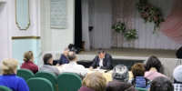 Глава Юсьвинского муниципального округа Николай Георгиевич Никулин начал проводить ежегодные информационные встречи с жителями Юсьвинского округа - Юсьвинский район